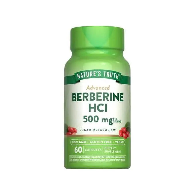 Natures Truth Berberine Hcl 500Mg Qr Caps 60's