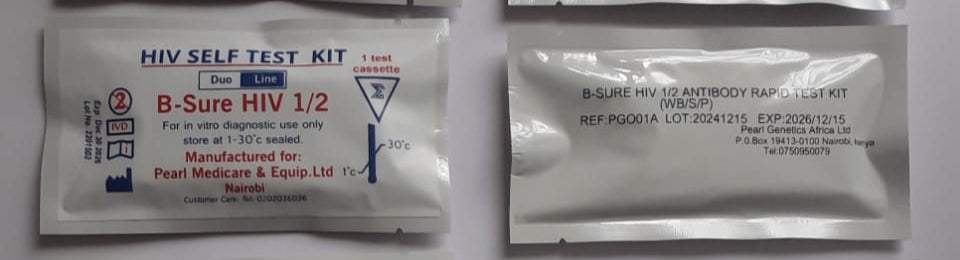 B-Sure HIV Self Test Kit - 15's
