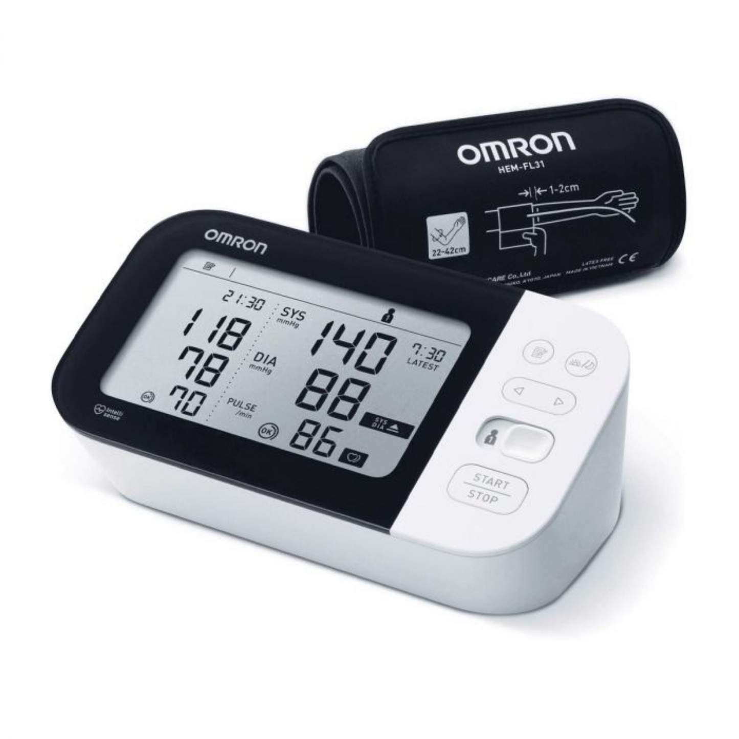 M7 Advanced Blood Pressure (BP) Monitor - 3 YEAR WARRANTY - (With Mobile App Connectivity)