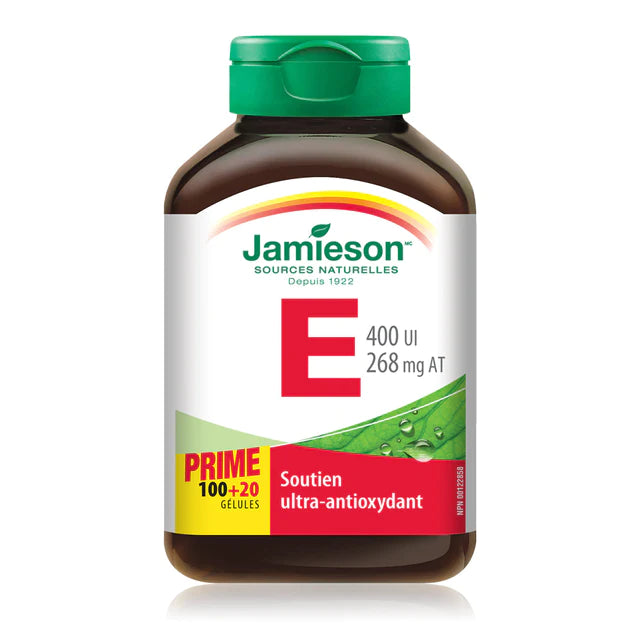 Jamieson Vitamin E 400IU/268mg At Softgels 120`S