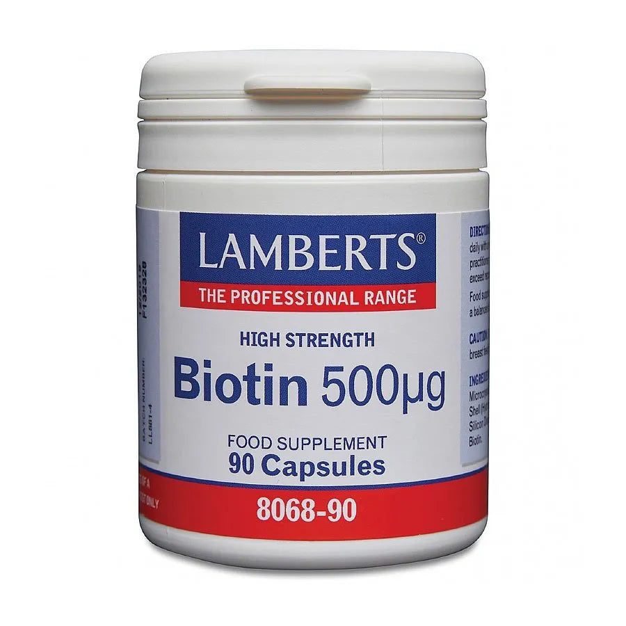 Lamberts Biotin 500ug capsules 90's