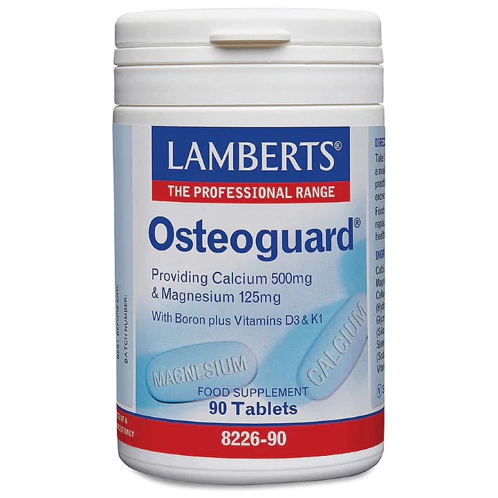 Lamberts Osteoguard - Calcium 500mg & Magnesium 125mg+ Boron Tablets 90's