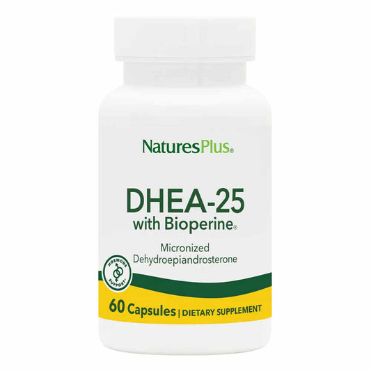 Natures Plus DHEA 25mg Capsules 60's