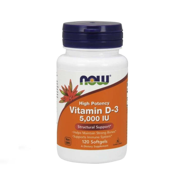 NOW Vitamin D3 5000 iu 120's