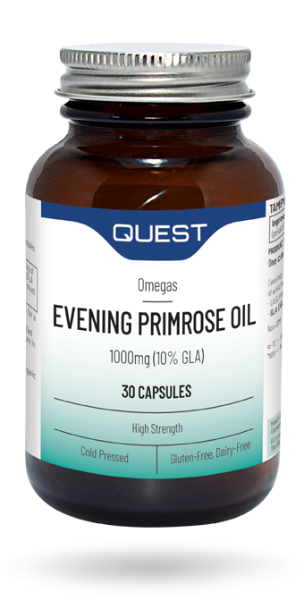 Quest Evening Primrose Oil 1000mg +Vit E Capsules 30’s