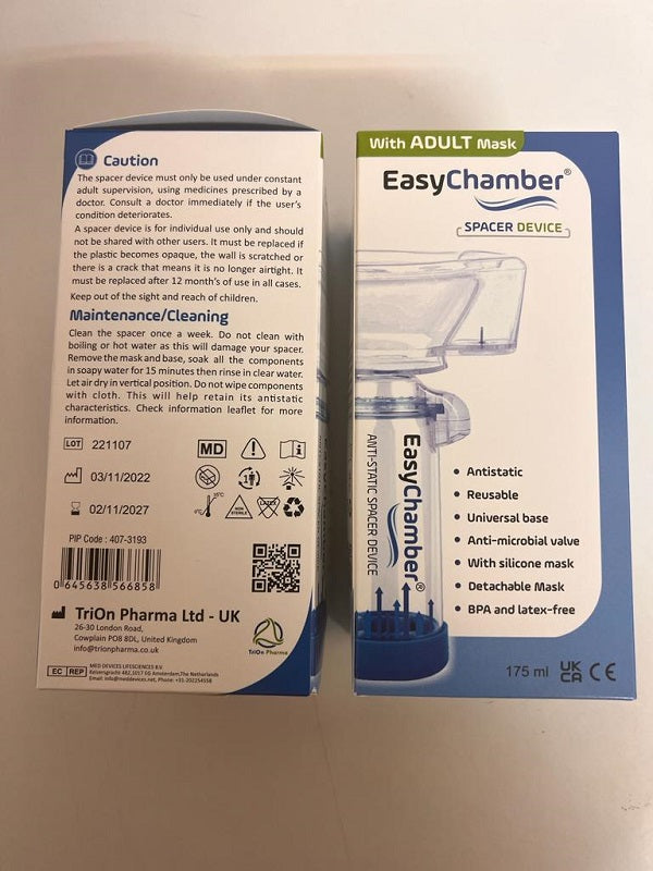 EasyChamber Spacer With Mask