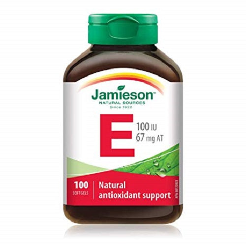 Jamieson Vitamin E 100IU/67mg At Softgels 100`s