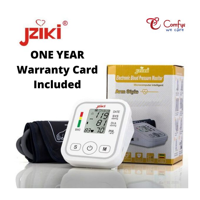 Jziki BLOOD PRESSURE MACHINE WITH WARRANTY (7093166276778)