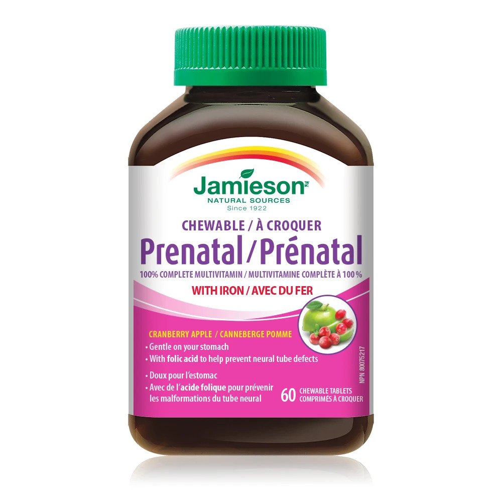 JAMIESON PRENATAL CHEWABLE TABS 60`s