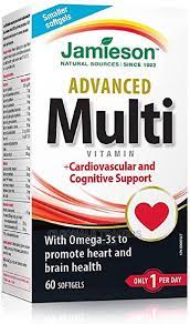 Jamieson Advanced Multivitamin + Cardivascular And Cognitive Support