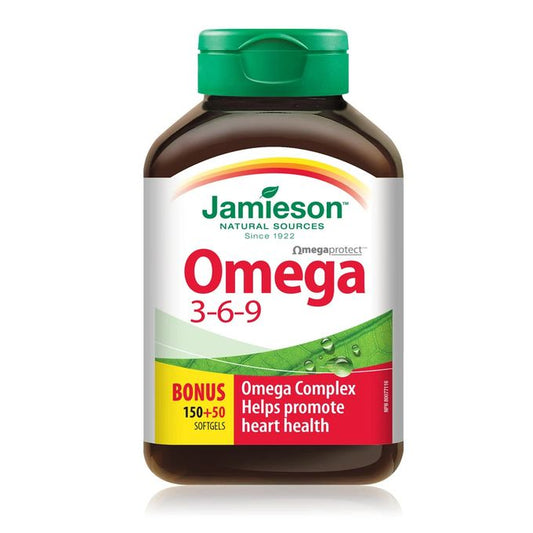 Jamieson Omega 3-6-9 1200mg Softgels 200's