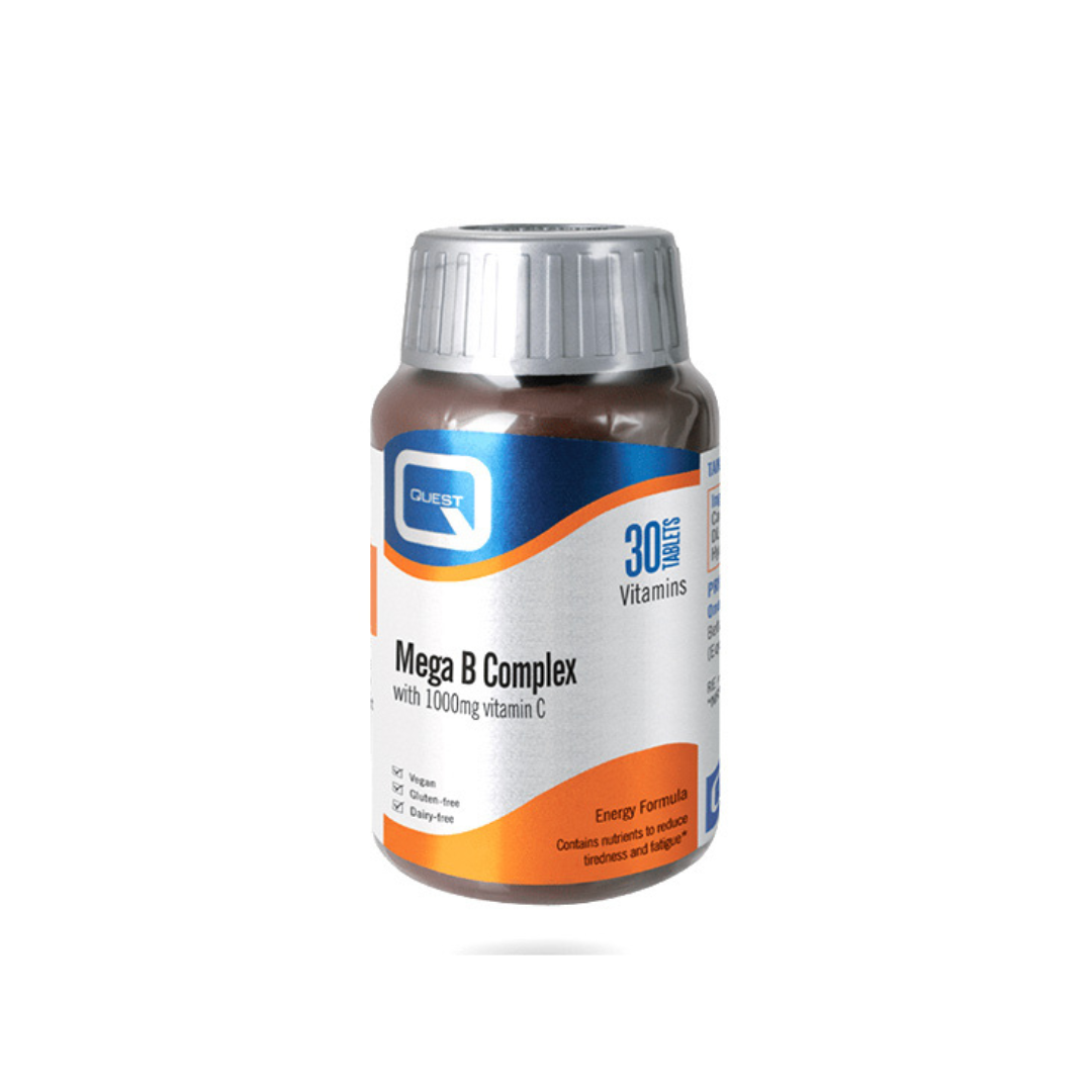 Quest Mega B Complex & C Tablets 30s