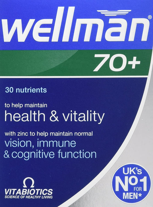 Wellman 70+ Tablets 30's